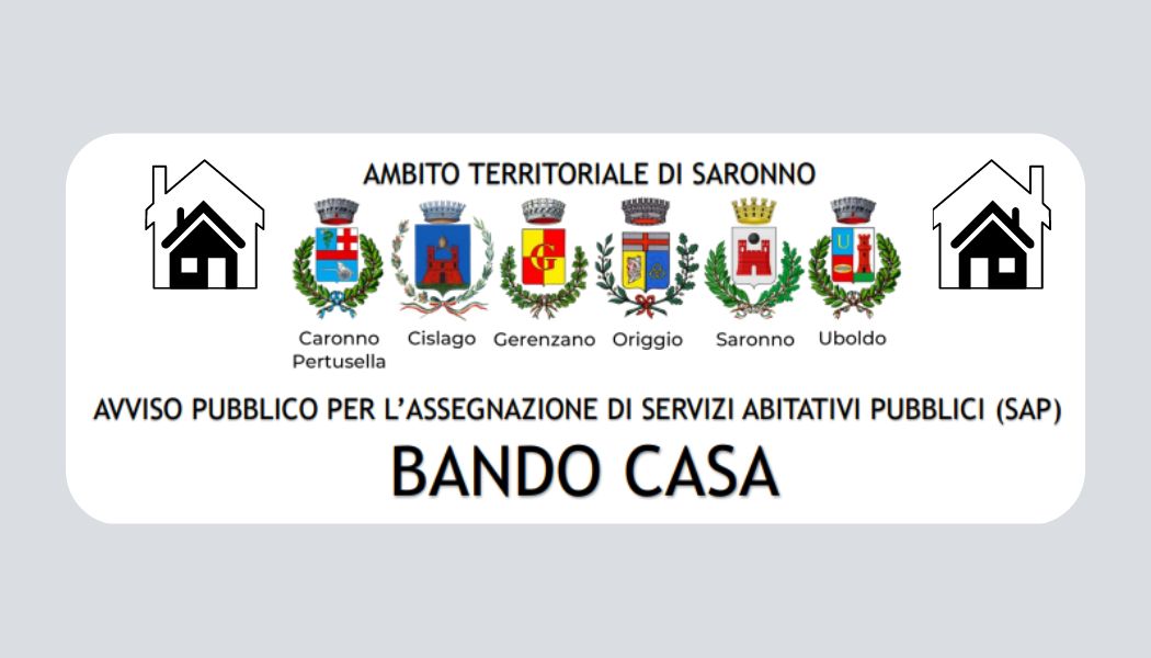 AVVISO PUBBLICO per l'assegnazione di servizi abitativi pubblici (SAP) Bando Casa